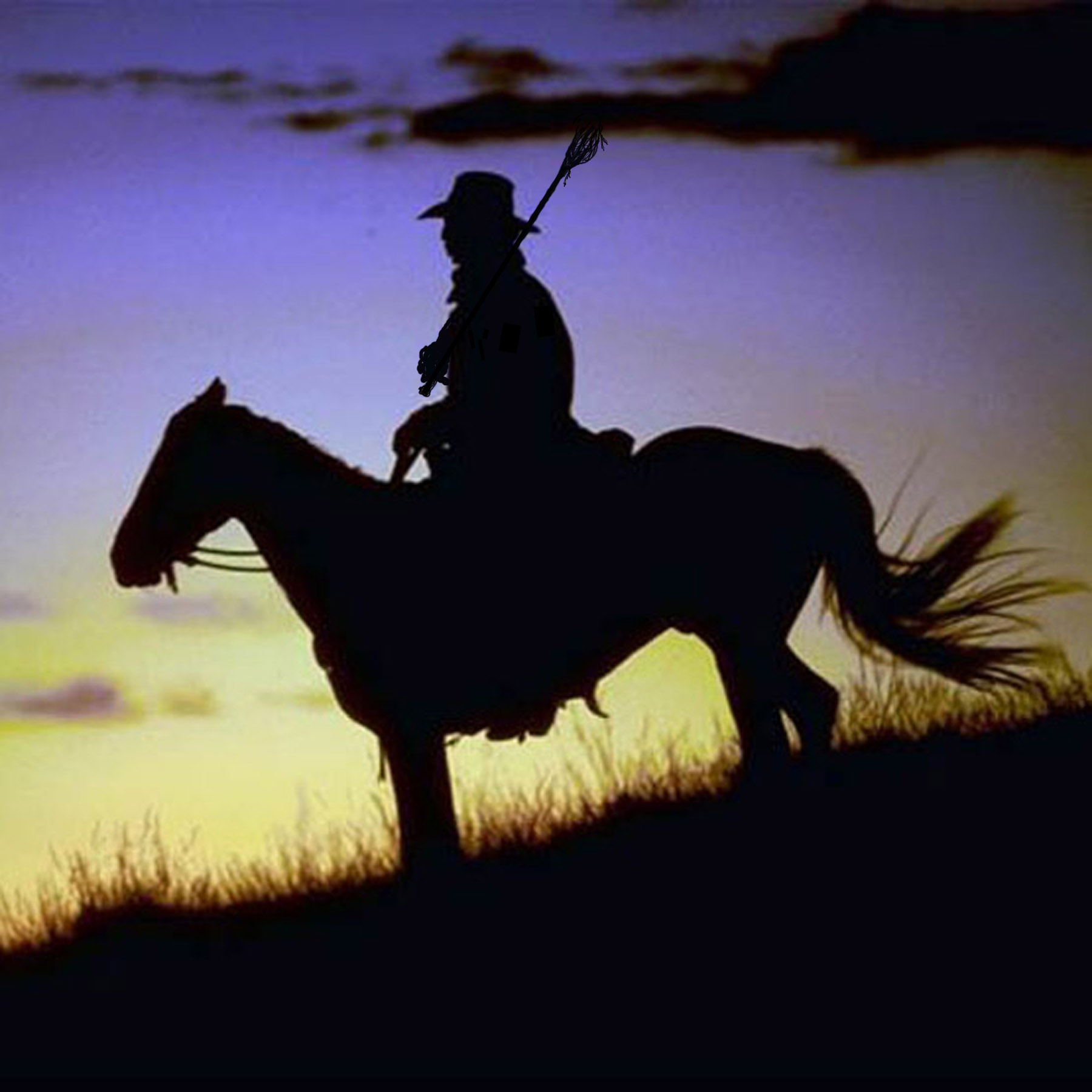 Cowboy Sunset Picture